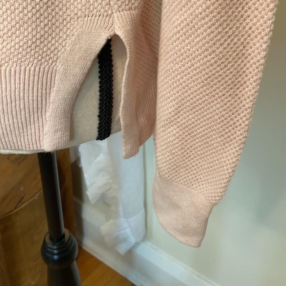 GAP‎ Factory Waffle Knit V-Neck Long Sleeve Top - Picture 3 of 7
